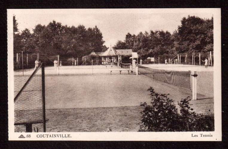 France Cpsm Coutainville les tennis