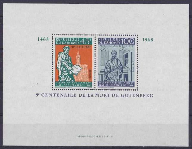 DAHOMEY 1968 NEUF** MNH BF N° 13