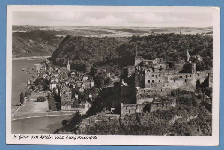 CPSM  ST GOAR HOTEL WEINRESTAURANT CAFE HAUSER ( Seitigen scan- ) 