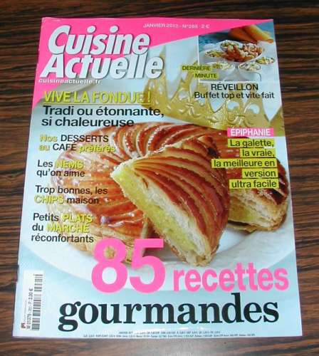 Magazine Revue Cuisine Actuelle janvier 2013 N° 265