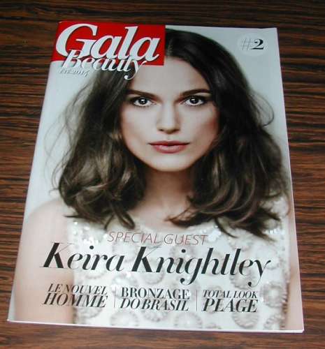 Magazine Gala Beauty été 2014 Keira Knightley en couverture