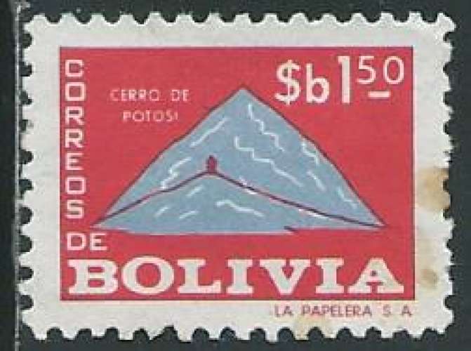 Bolivie - Y&T 0576 (**) - Mont de Cerro de Potosi -