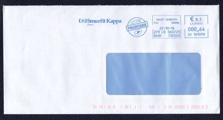 France EMA Empreinte Postmark Cartonnages Smurfit Kappa