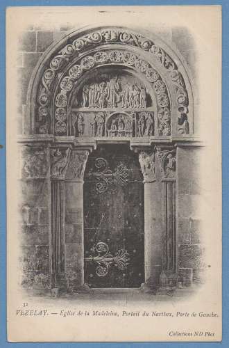 CPA VEZELAY dos 1900 non écrite