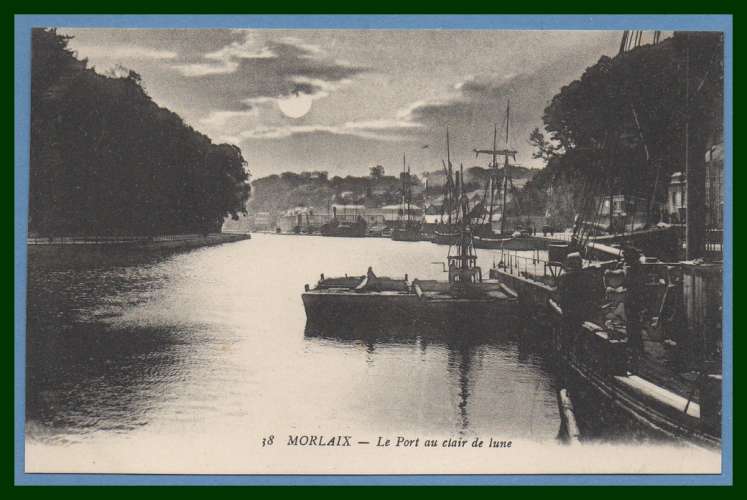  CPA MORLAIX PORT CLAIR LUNE TTB Voiliers