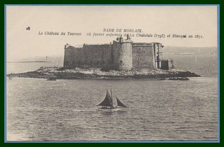  CPA MORLAIX  RADE CHATEAU DU TAUREAU non écrite TTB 