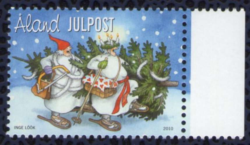 Iles Aland 2010 neuf Stamp JULPOST timbre de Noël