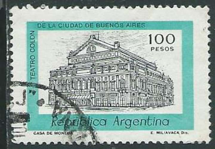 Argentine - Y&T 1244 (o) - Théâtre -