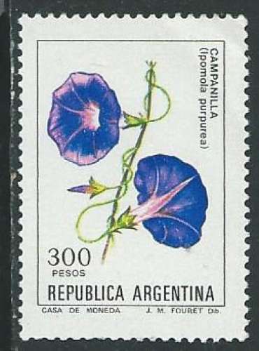 Argentine - Y&T 1313 (*) - Fleurs -