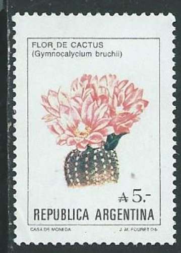 Argentine - Y&T 1559 (**) - Fleurs -