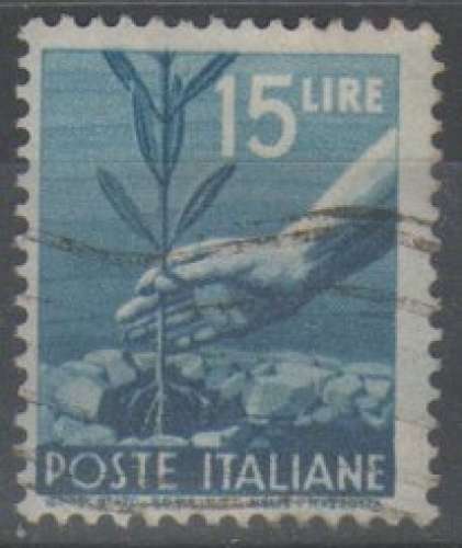 Italie 1946 - Democratique 15 L.