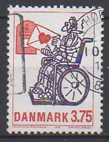 DANEMARK 1992 - COURRIER ET BANDES DESSINÉES - YT : 1043