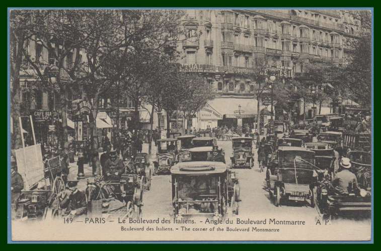 CPA PARIS  BOULEVARD DES ITALIENS non écrite 