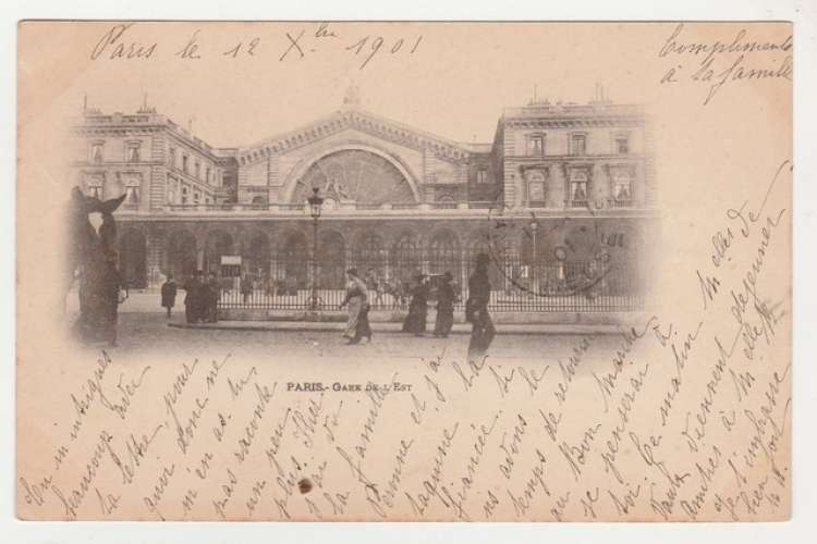 cpa Paris Gare de l'Est