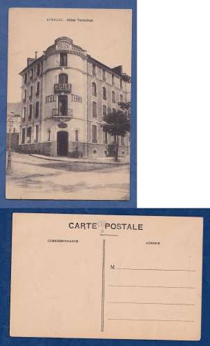 (15) AURILLAC -CPA- hotel terminus -non circulée 