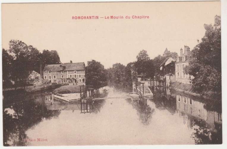 cpa 41 Romorantin Le Moulin du Chapître