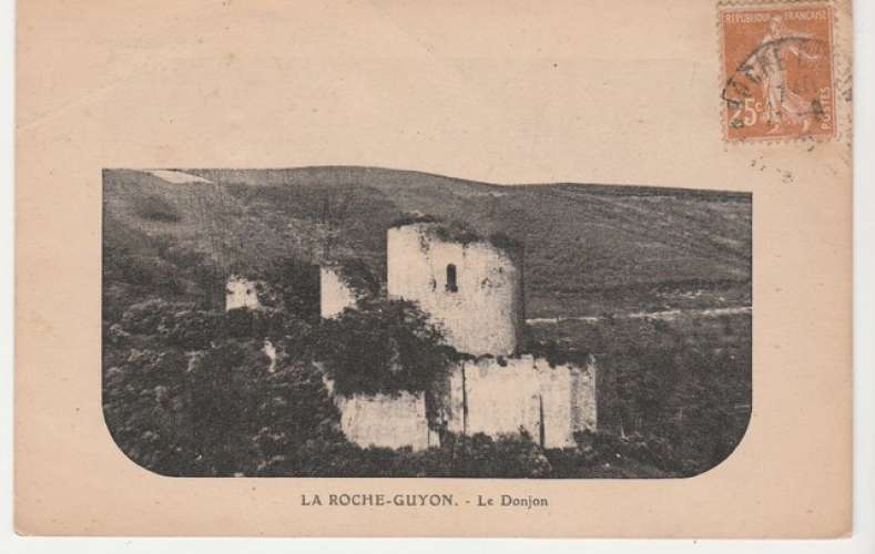 cpa 95 la Roche Guyon Le Donjon