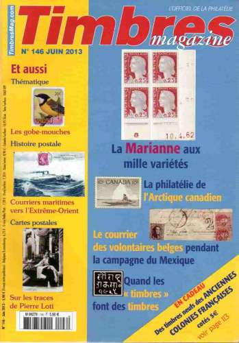 Timbres Magazine N°146 Juin 2013