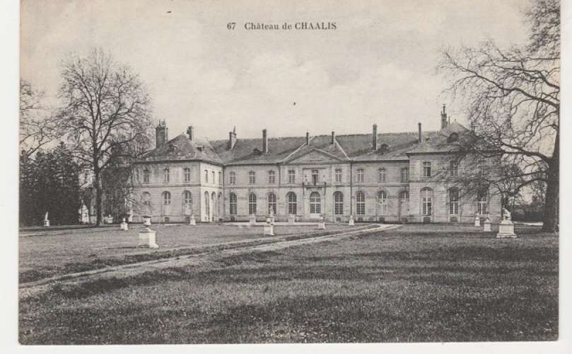 cpa 60  Château de Chaalis ( Commune de Fontaine-Chaalis )