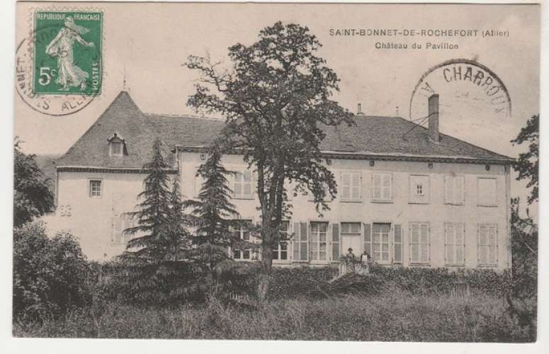 cpa 03  Saint-Bonnet-de-Rochefort  Château du Pavillon