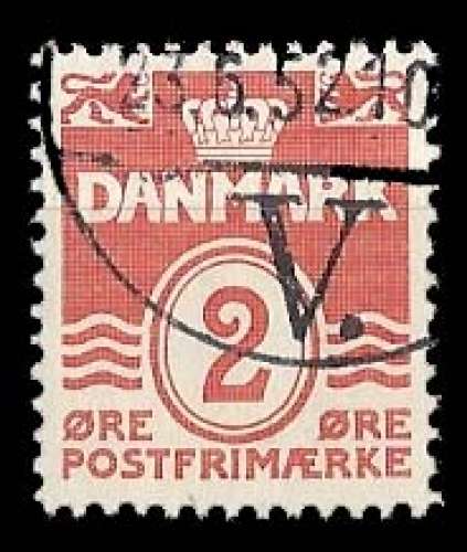 Danemark - n° 208 Obl - série courante - année 1933