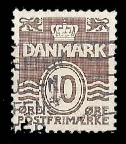 Danemark - n° 213a (o) - série courante - année 1933