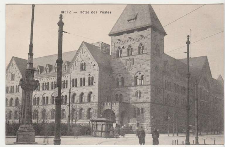 cpa 57 Metz Hôtel des Postes