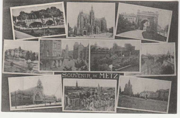 cpa 57 Souvenir de Metz  multivues 