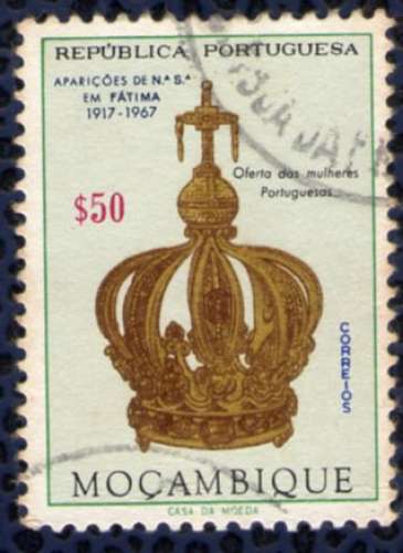 Mozambique 1967 Oblitéré rond Used Couronne Notre Dame de FATIMA