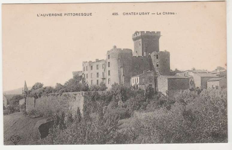  cpa 63 Chateaugay Le Château