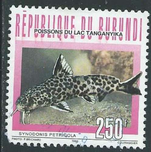 Burundi - Y&T 1039D (o) - Poissons -