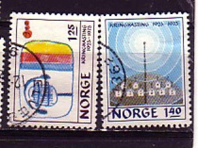 Norvège 1976  Y&T  668 - 669  oblitérés