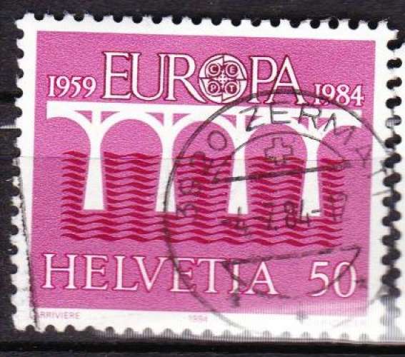 Suisse 1984 YT 1199 Obl Europa