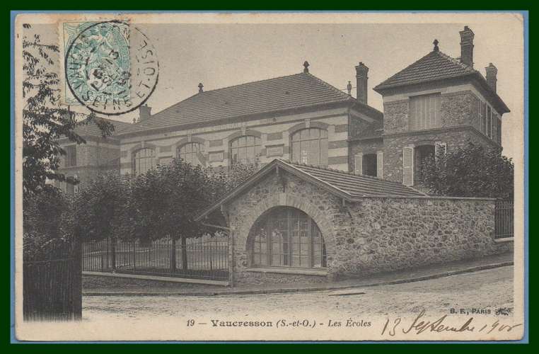 CPA Vaucresson les écoles voy 1906 T84 BE