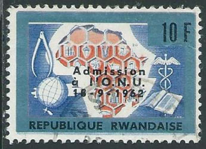 Rwanda - Y&T 0011 (o) - ONU -