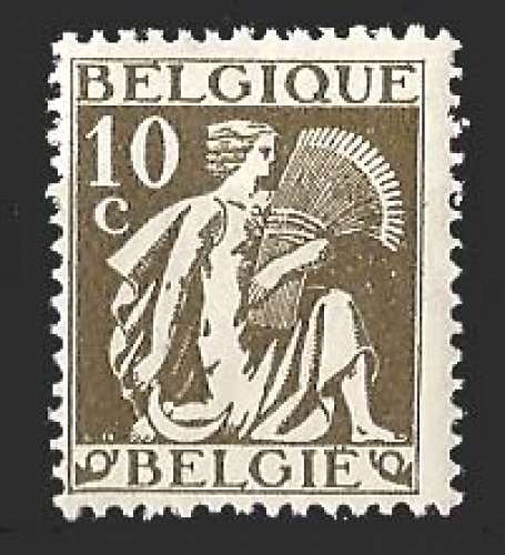 Belgique 1932 - Y&T 337 * charnière - Céres 