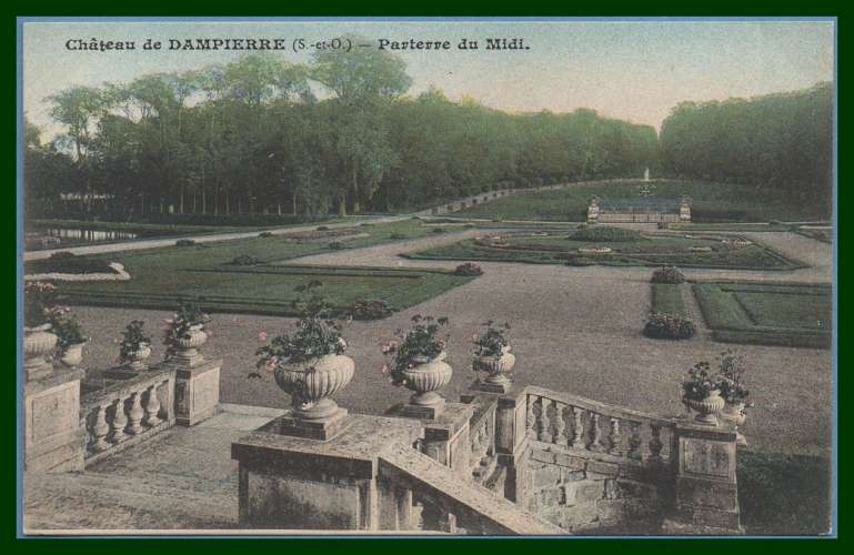 CPA Dampierre Parterre du Midi Château non écrite TB