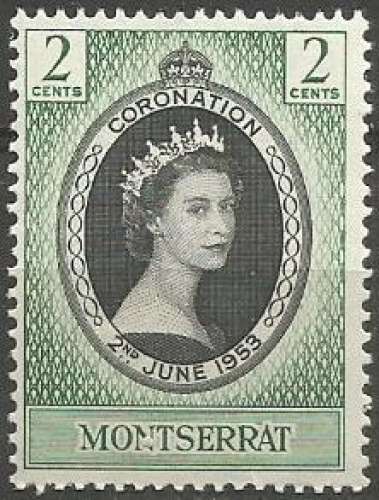 Montserrat - Y&T 0129 - Couronnement d'Elizabeth II