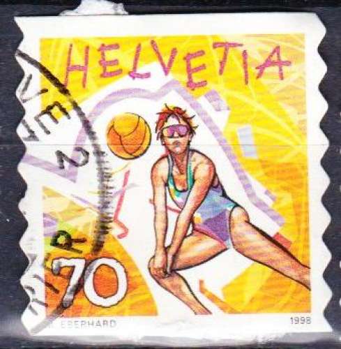 Suisse 1998 YT 1590 Obl Sport Beach volley