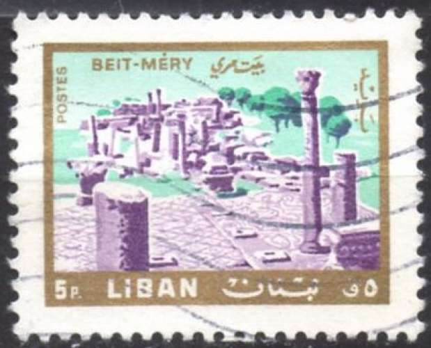 8294N - Y&T n° 262 - oblitéré - Beit Méry - 1966 - Liban