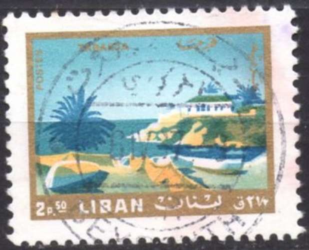 8295 - Y&T n° 261 - oblitéré - Tabarja - 1966 - Liban