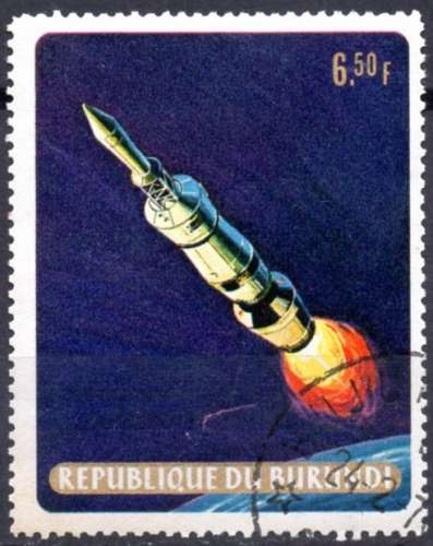 8357N - Y&T n° 338 - oblitéré - Apollo XI - 1969 - Burundi