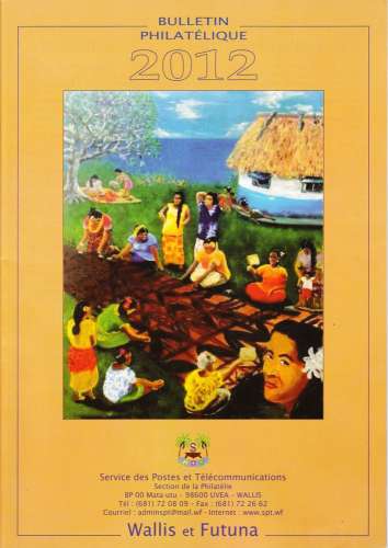 Wallis et Futuna 2012 Bulletin philatélique (édition bilingue français-anglais)