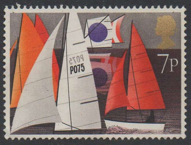 GB  N° 756 (*) NSG  (cote 0,25) bateau voilier