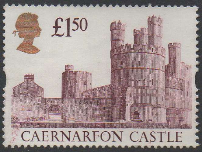 GB  N° 1616 (*) NSG (cote 8,50€) Caernarfon castle