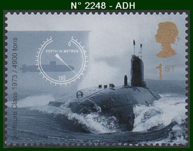 GB  N° 2248 (*) NSG (cote 40 €) ADH sous-marin TB