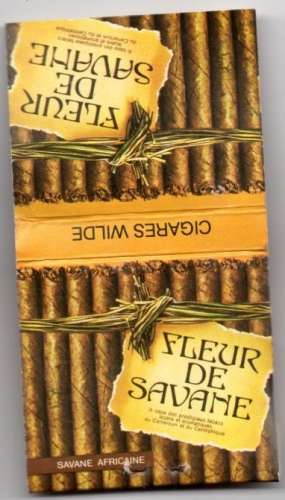 Pochette SEITA 30 allumettes pub Fleur de Savane - 2 scans