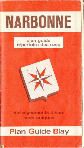 Plan Guide Blay de Narbonne de juillet 1982