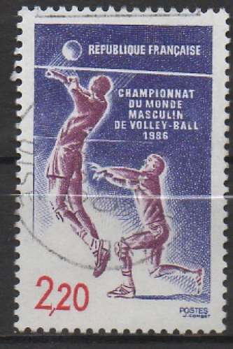 France 1986 - Y & T 2420 (o) - Volley-ball