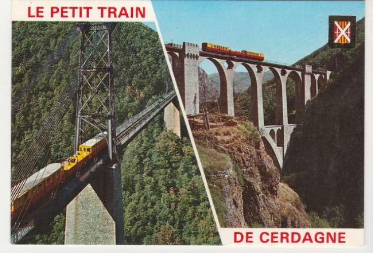 Cpm 66 Le Petit Train de Cerdagne